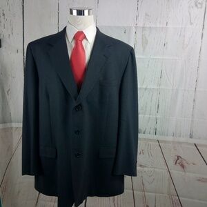 Joseph & Feiss 44L Black Suit Blazer Sports Coat